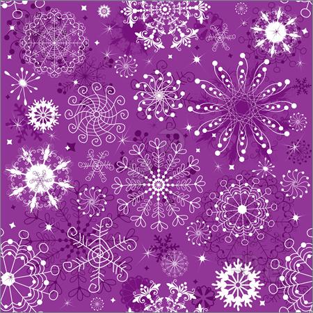 Purple Christmas Light Border