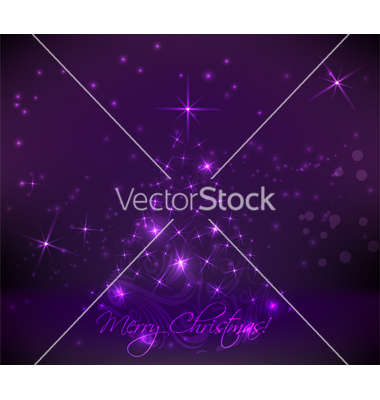 Purple Christmas Vector