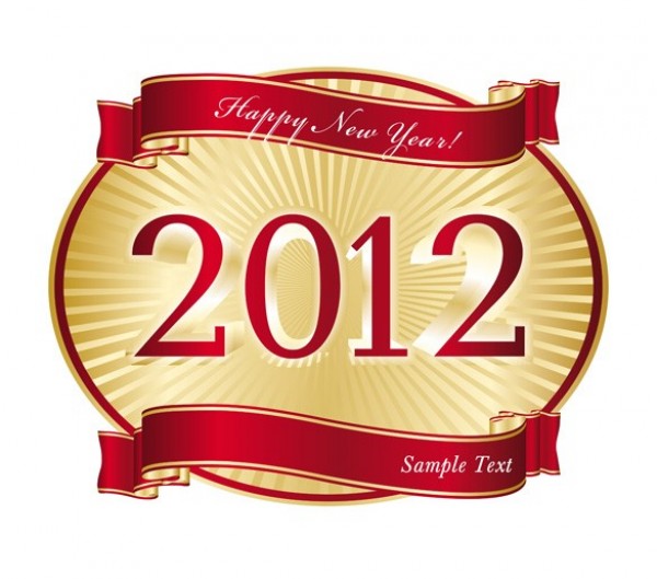 Red and Gold Ribbon Banner Vector Red and Gold Ribbon Banner Vector