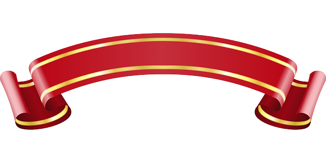 Red and Gold Ribbon Banner Red and Gold Ribbon Banner