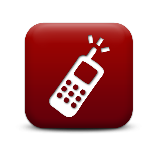 Red Cell Phone Icon