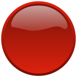 Red Round Button Icon