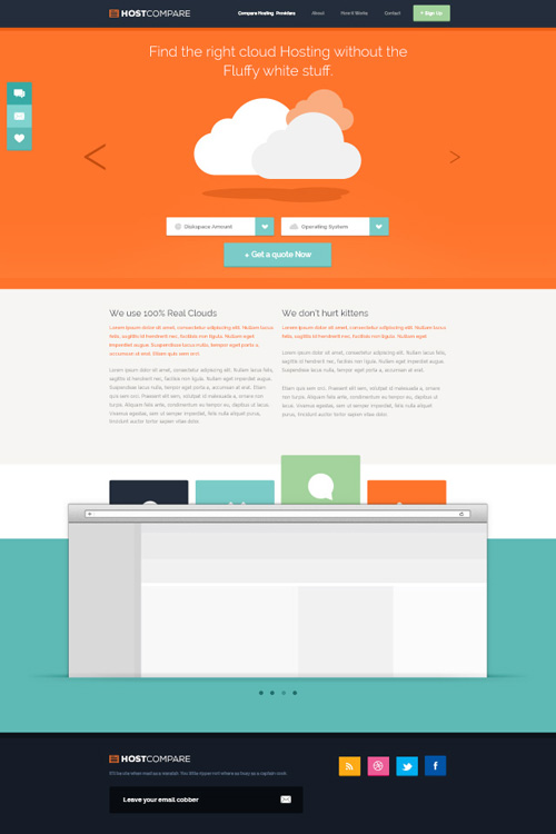 Responsive Web Design Template PSD