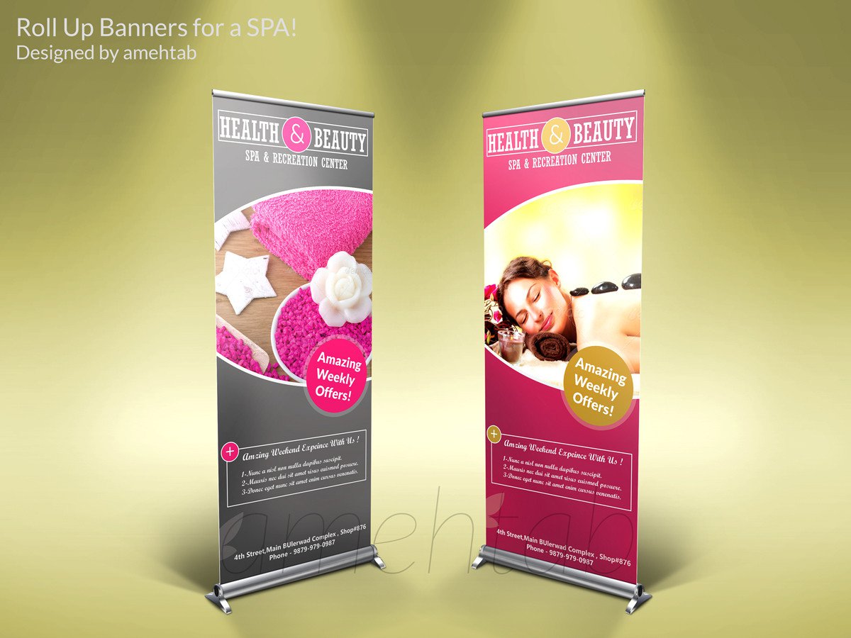 Roll Up Banner Design