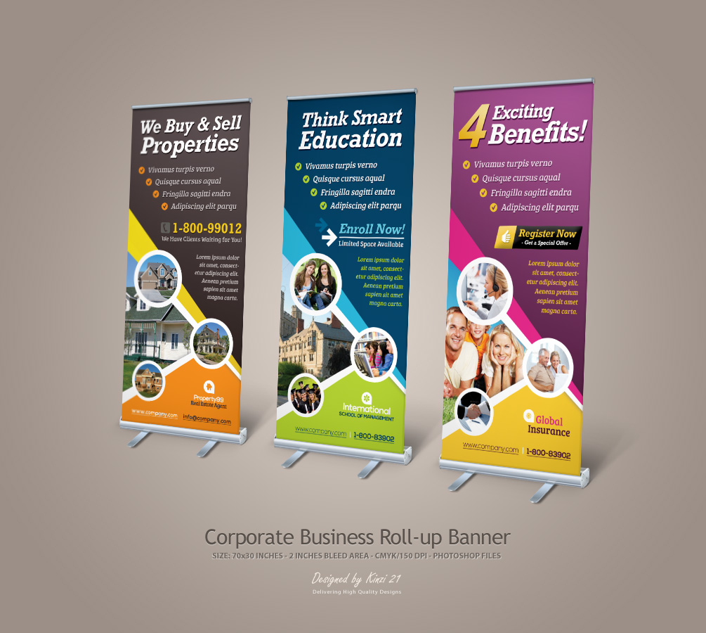 Roll Up Banner Design