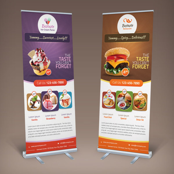 Roll Up Banner Design