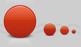 Round Red Icon