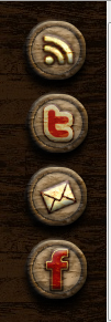 Rustic Social Media Icons