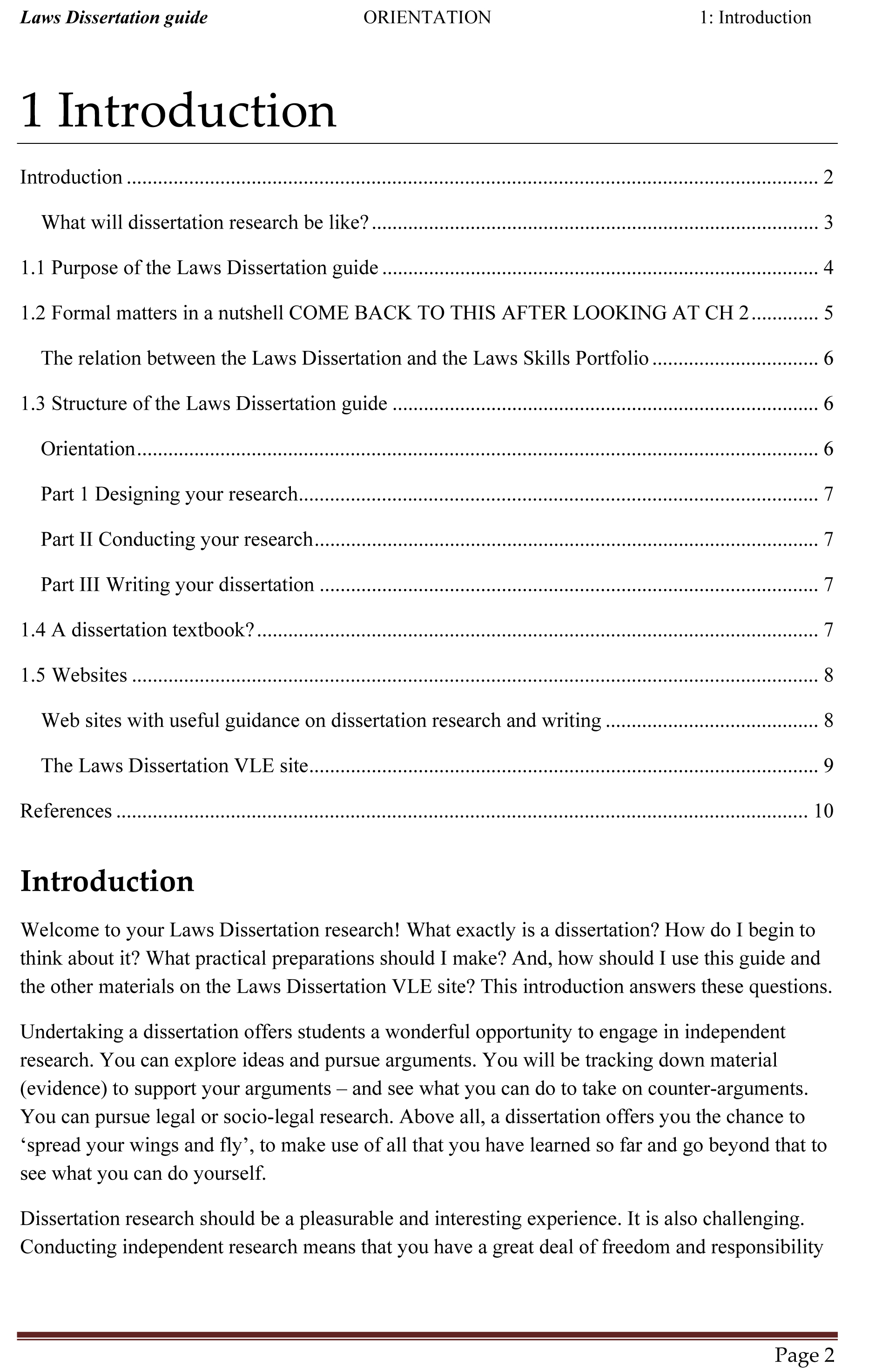 Sample Thesis Dissertation