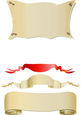 Scroll Banner Vector Free