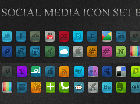 Social Media Icon Set