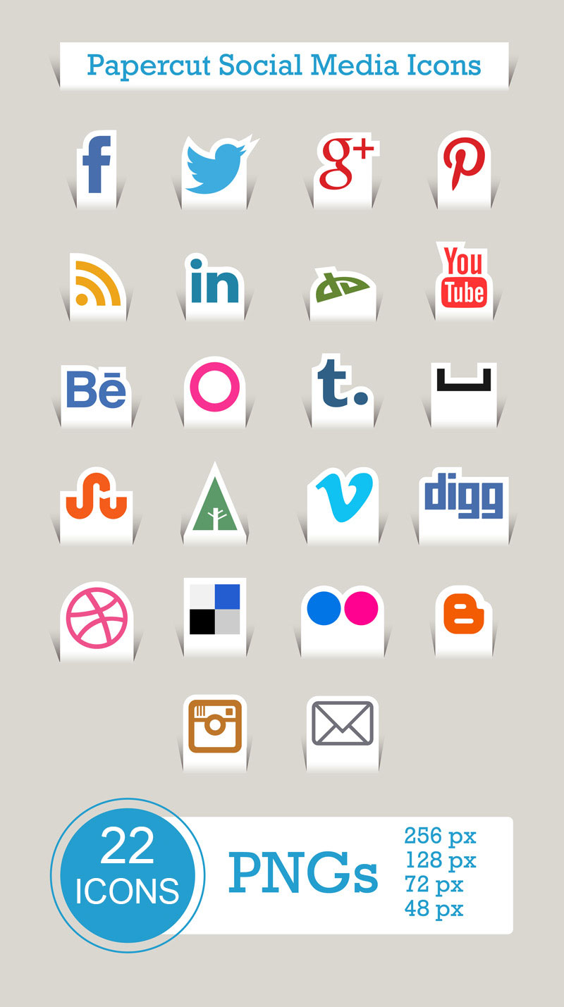 Social Media Website Icons