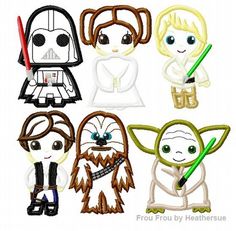 Star Wars Applique Machine Embroidery Designs Star Wars Applique Machine Embroidery Designs