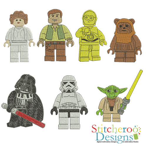 Star Wars Applique Machine Embroidery Designs Star Wars Applique Machine Embroidery Designs