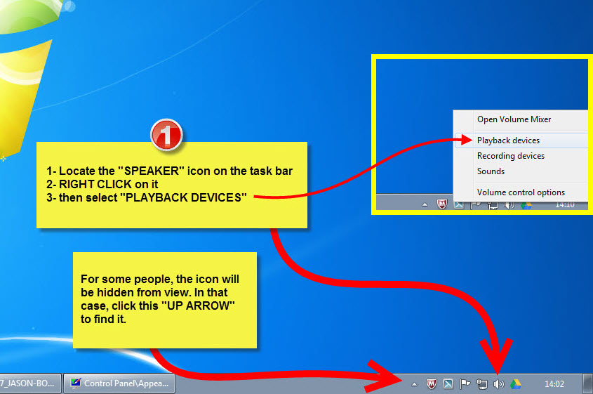 The Is the Speaker Icon On Taskbar Not Working