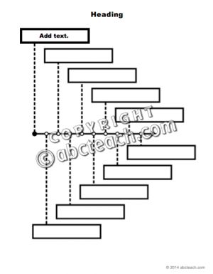 Timeline Graphic Organizer Template