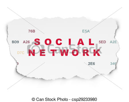 Torn Social Network Icons