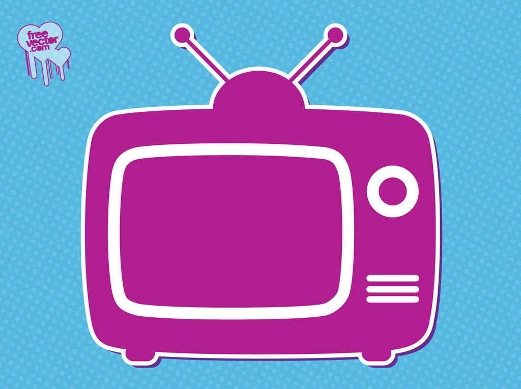 TV Icon Vector Free