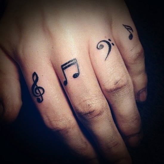 Unique Music Tattoo Designs