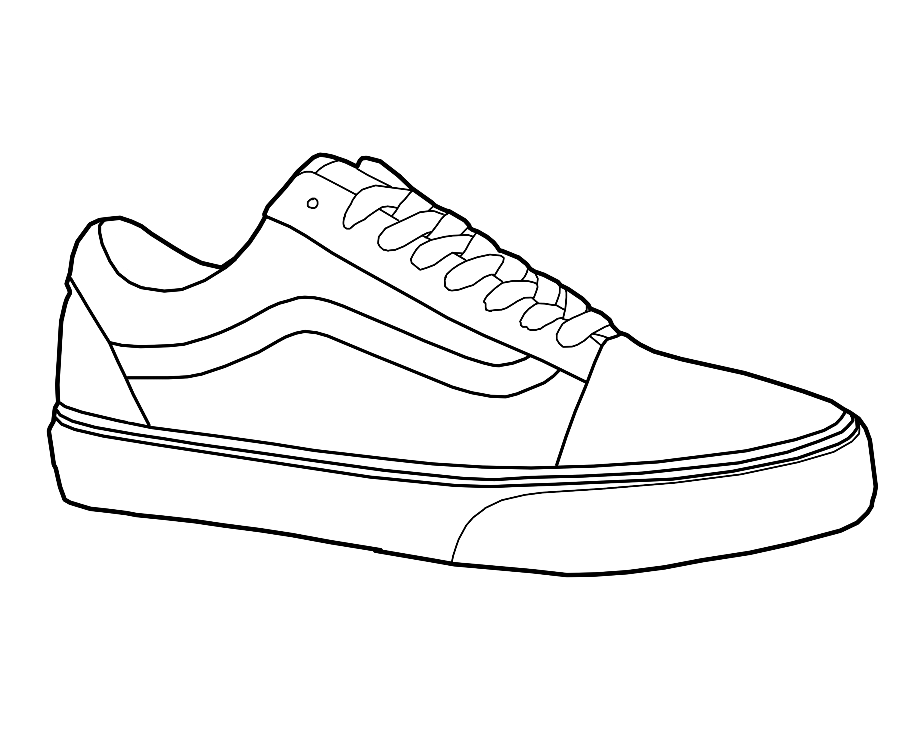 Vans Shoe Drawings