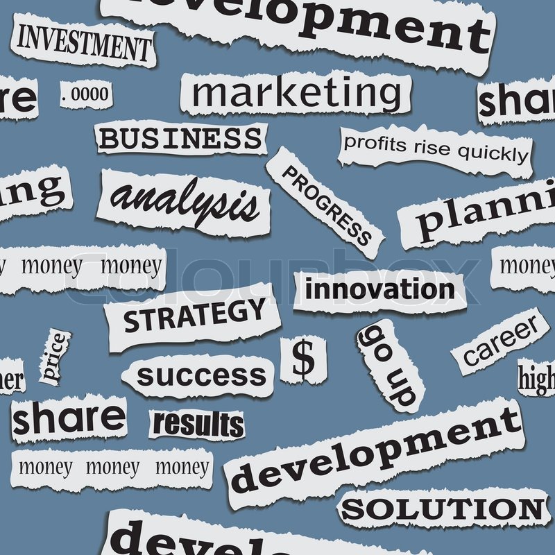Vector Business Words Vector Business Words