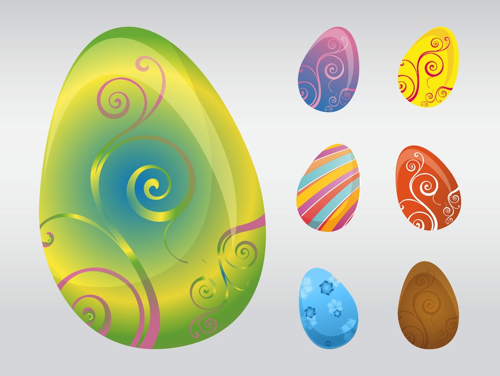 Vector Easter Eggs