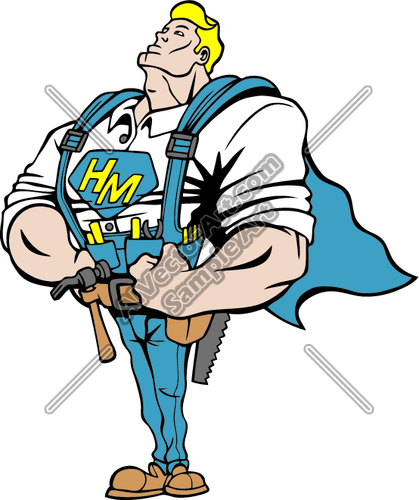 Vector Handyman Free Clip Art