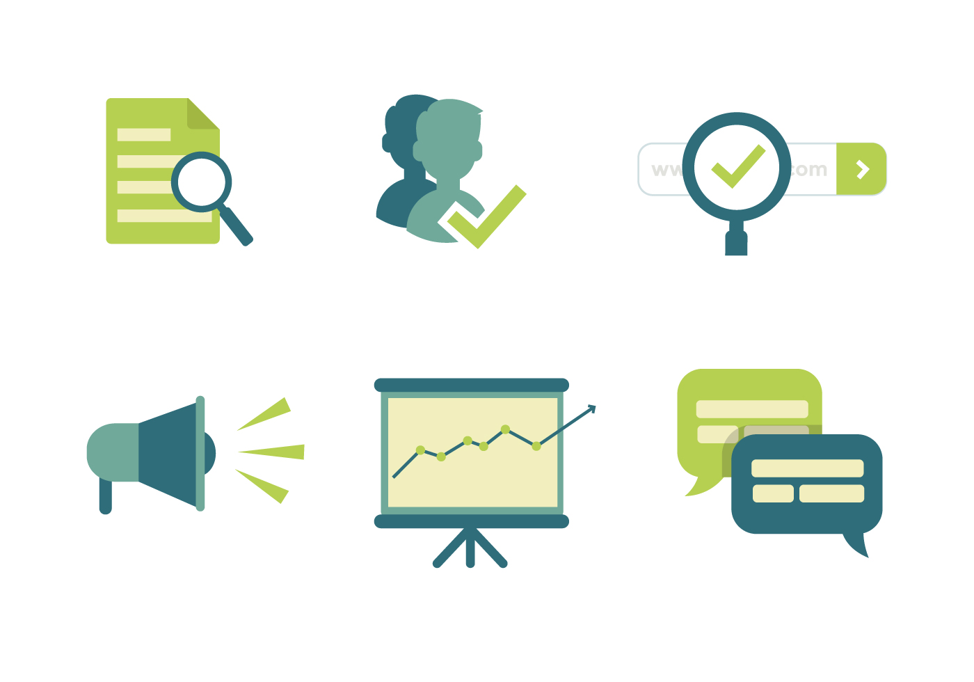 Vector Marketing Icons Free