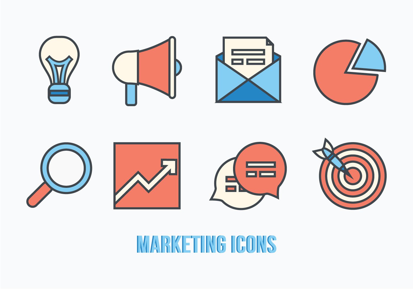 Vector Marketing Icons Free