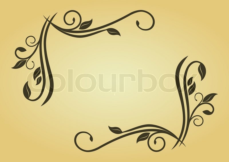 Victorian Scroll Designs Frames