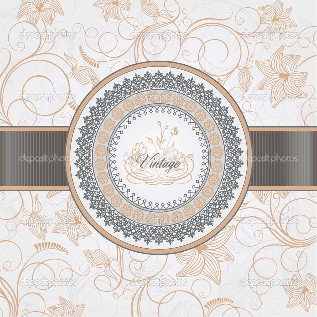 Vintage Wedding Banner Vector