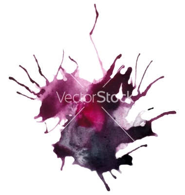 Watercolor Paint Splatter Vector