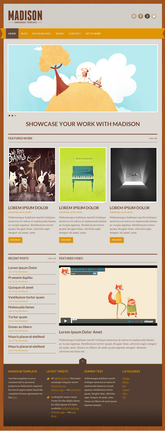 Web Responsive Website Templates PSD Free Download