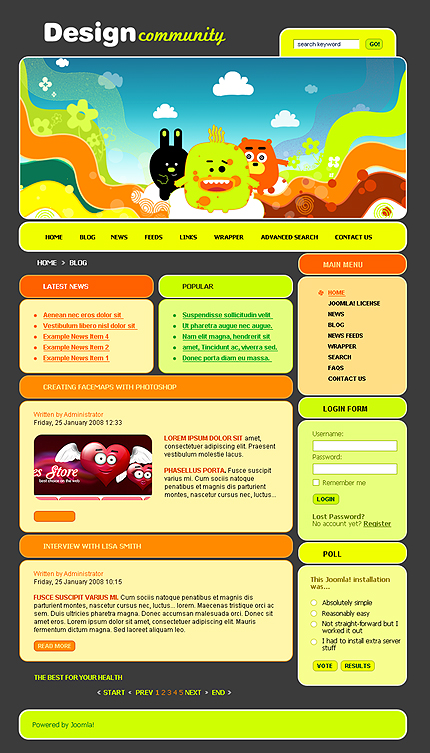 Website Design Template