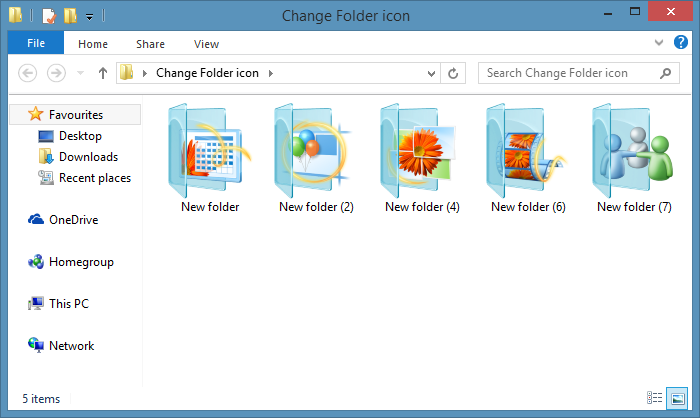 Windows 7 Change Folder Icon