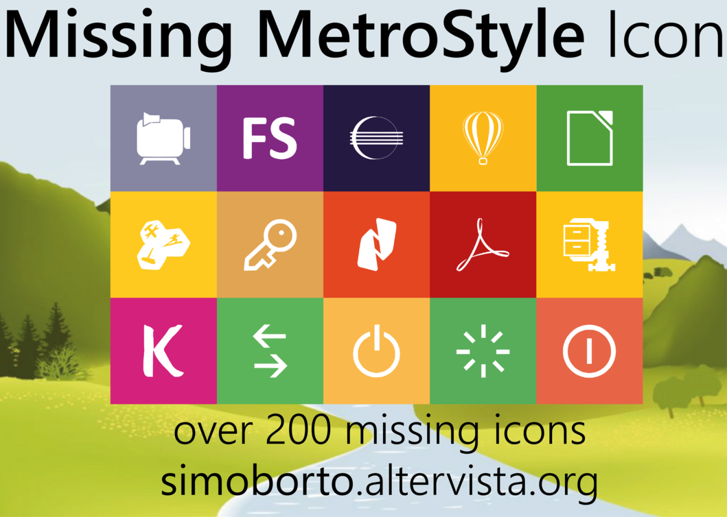 Windows Metro Style Icons