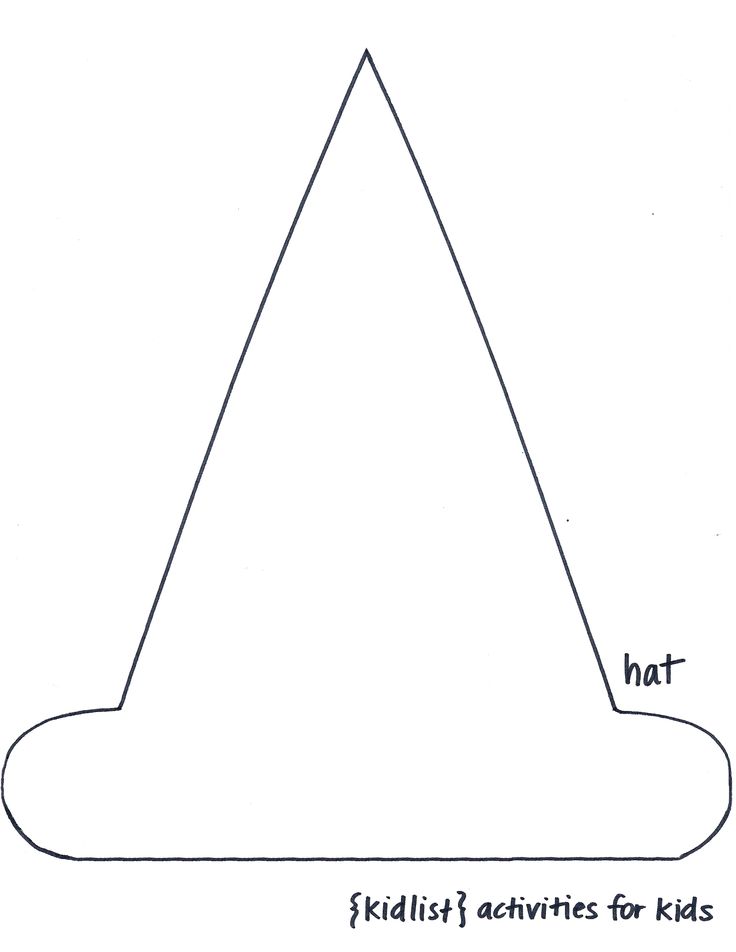Witches Hat Template Printable