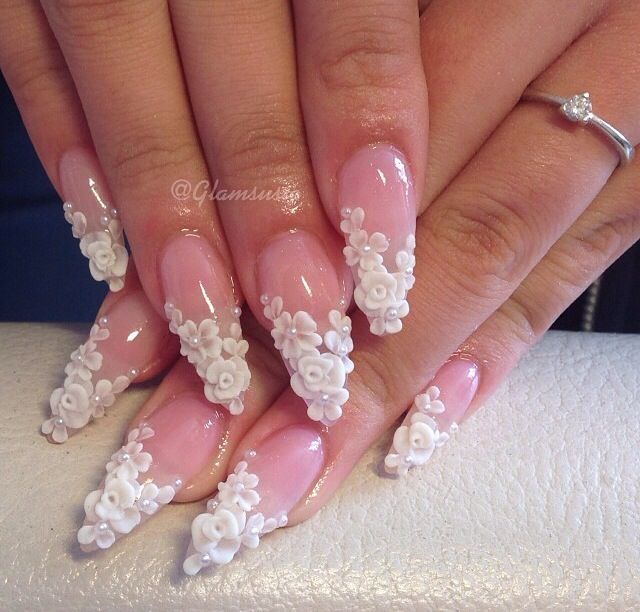 3D Acrylic Nail Designs Stiletto 3D Acrylic Nail Designs Stiletto