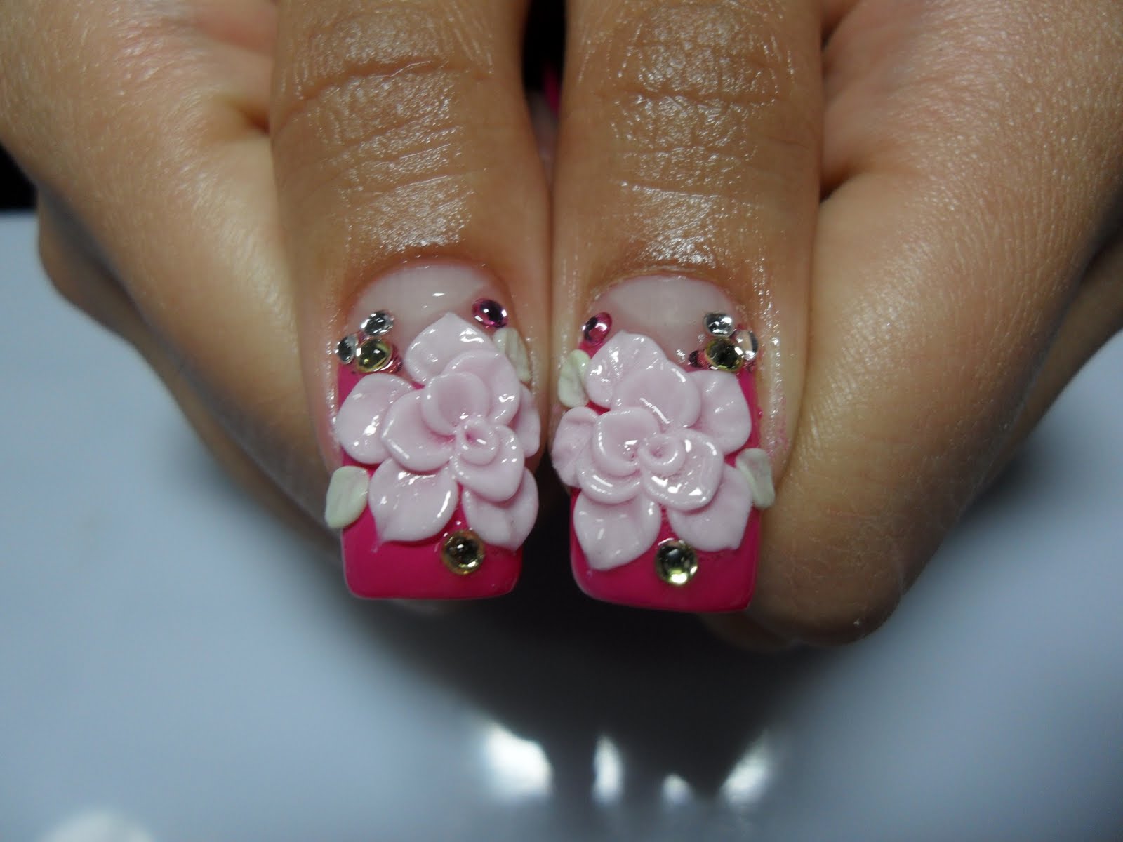 3D Acrylic Nail Designs