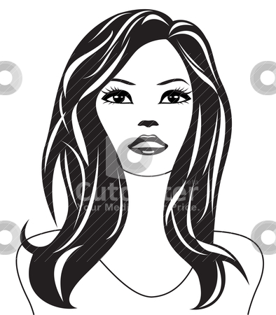 Abstract Black and White Women Abstract Black and White Women