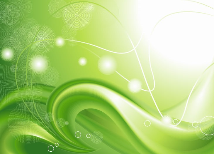 Abstract Green Vector Graphics