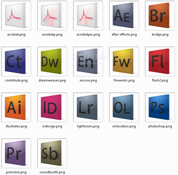 Adobe Software Icons