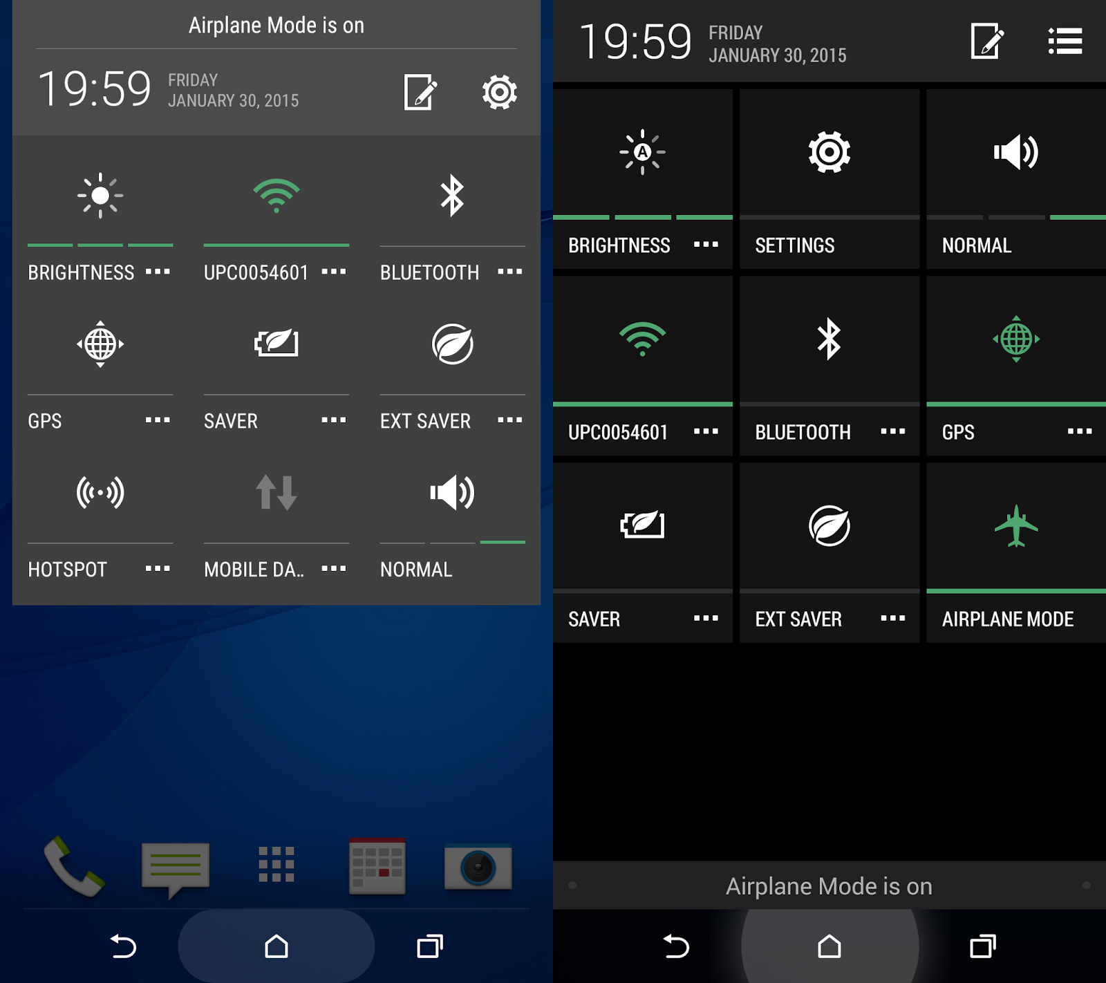 Android Quick Settings Icons