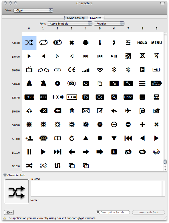 Apple iPhone Symbols Meanings