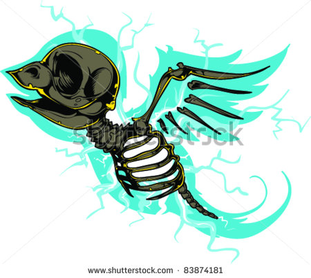 Bird Skeleton Tattoo