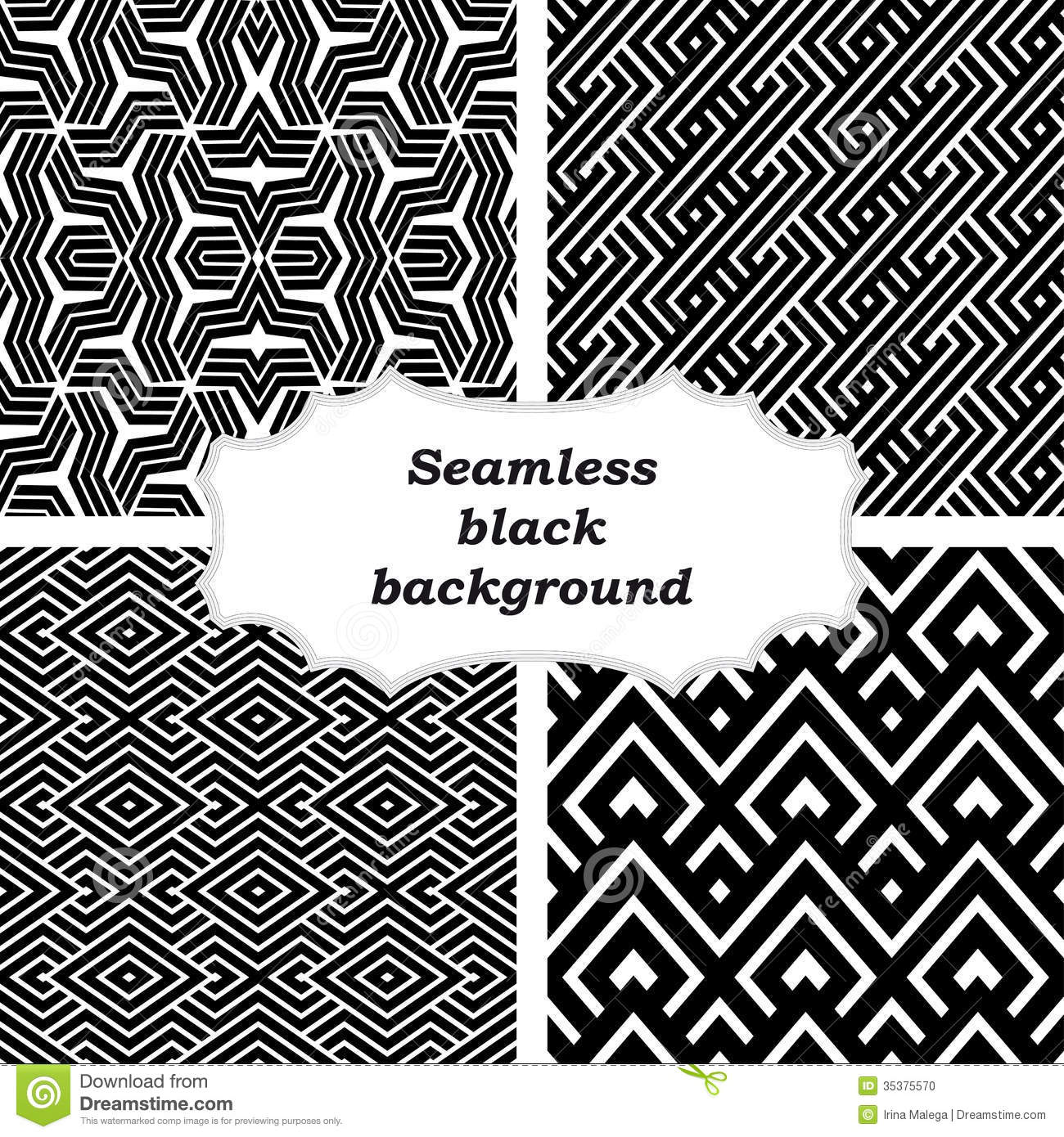 Black and White Elegant Patterns Black and White Elegant Patterns