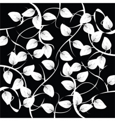 Black and White Leaf Patterns Designs