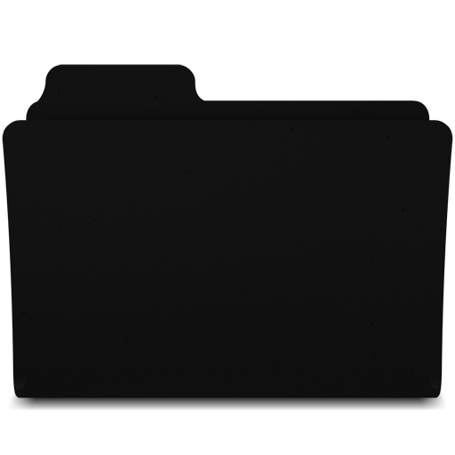 Black Mac Folder Icon