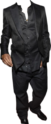 Black Man in Suit PSD