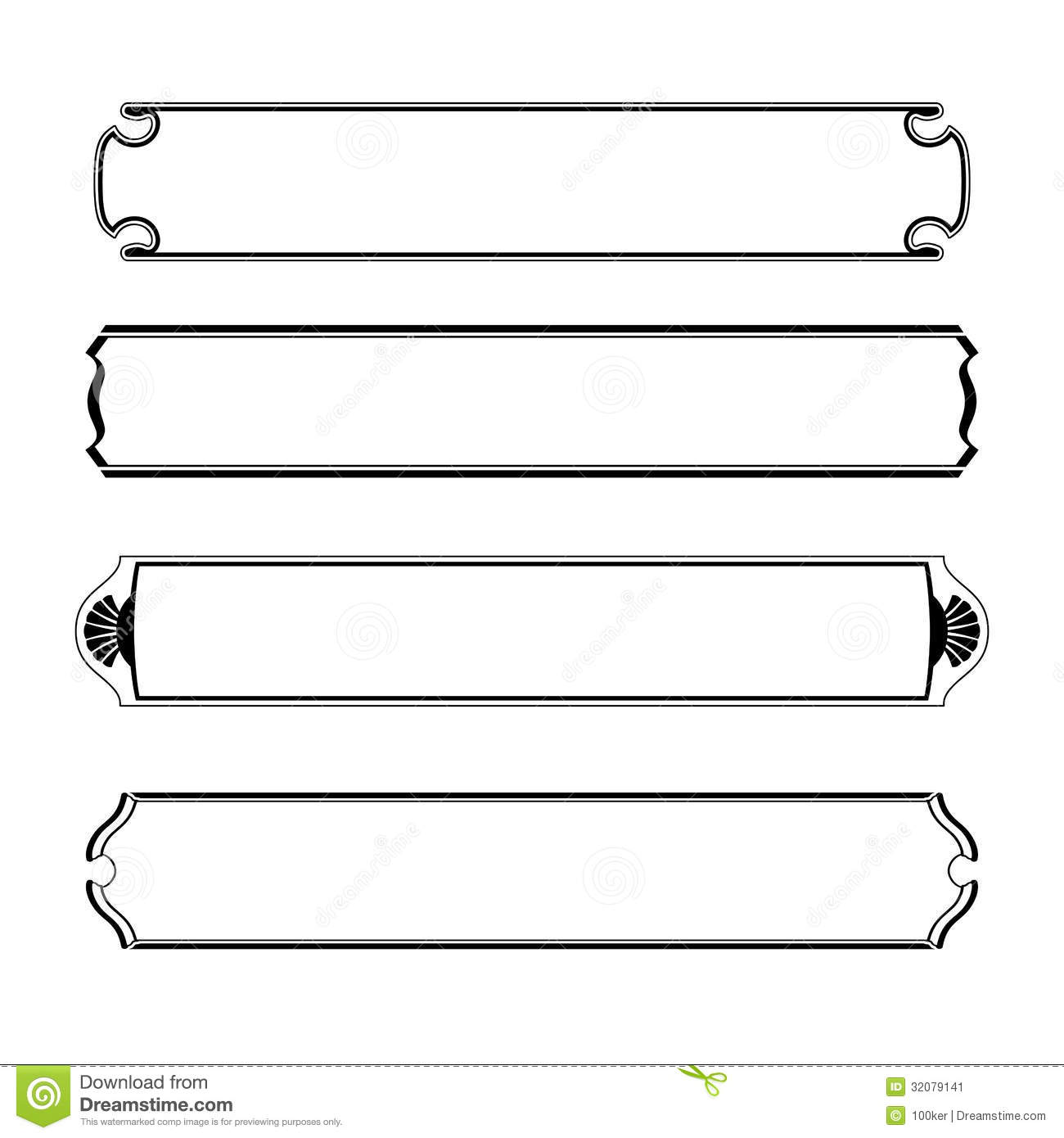 17 Straight Simple Banner Vector Images - Straight Ribbon ...